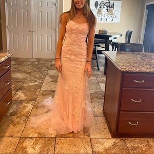 Soft -Pink Amarra prom dress